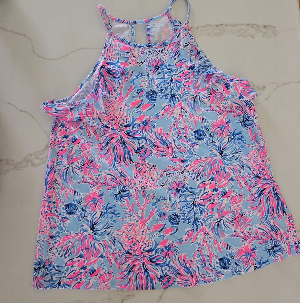 Lilly Pulitzer Ruffle Tank